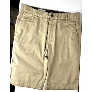 Volcom Men's Corpo Class Shorts Size 30 Brown Khaki Chino Skate Shorts Excellent